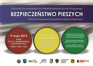 BEZPIECZENSTWO PIESZYCH PLAKAT 2014