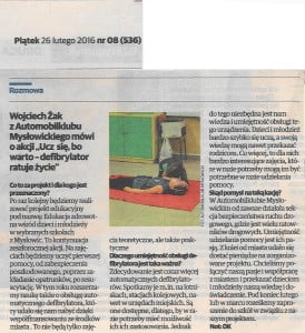 Ucz się bo warto - Dziennik Zachodni 26 lutego 2016 r