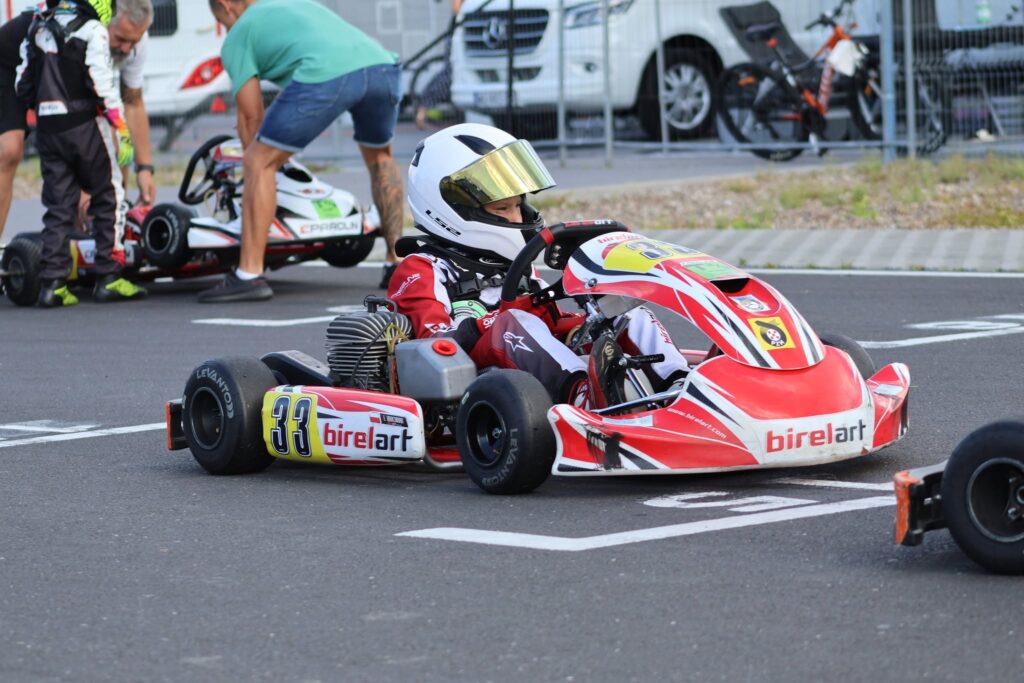 August in the Karting Section